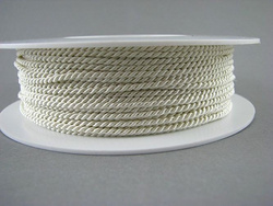 2mm SATIN TWISTED CORD - ECRU // A1919