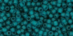 TOHO Round 8/0: TR-11-7BDF Transparent-Frosted Teal, 10g