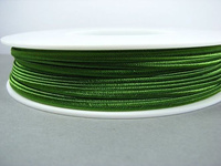 Czech acetate braid - green // Y4805