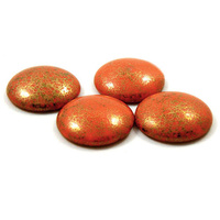 Cabochon par Puca®: Opaque Hyacinth Bronze, 25mm, 1 pc