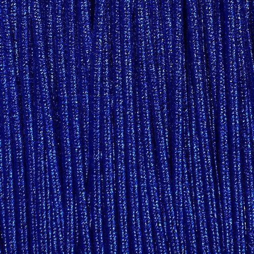 Greek metalized braid 4mm type gold thread - navy blue, 1m