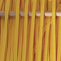 Greek polyester braid 3mm - yellow, 1m