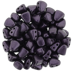 NIB-BIT 6x5mm: Metallic Suede - Dk Purple, 25 pcs