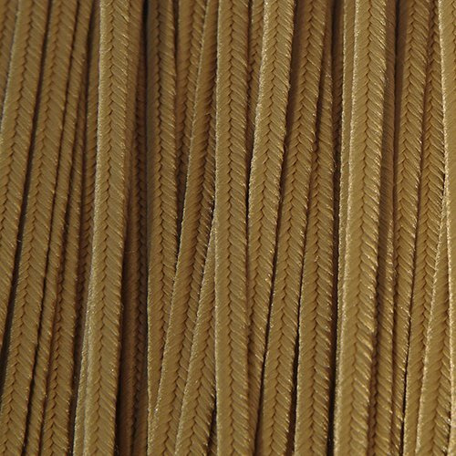 Sutasz grecki 3 mm poliestrowy - tabaczkowy, 1m