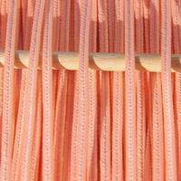 Greek polyester braid 3mm - peach, 1m