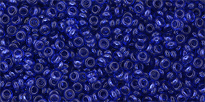 TOHO Demi Round 11/0: TN-11-YPS0054 HYBRID ColorTrends: Transparent - Lapis Blue, 5g