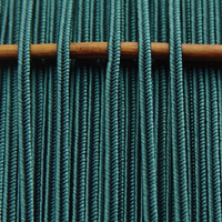 Greek silk braid 4mm - dark teal, 1m