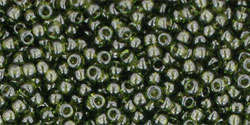 TOHO Round 11/0: TR-11-940 Transparent Olivine, 10g