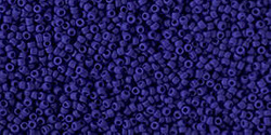 TOHO Round 15/0: TR-15-48F Opaque Frosted Navy-Blue, 5g