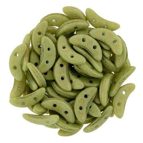 Crescent 3x10mm: Pacifica - Avocado, 45 pcs