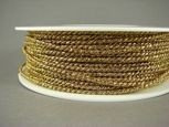 METALLIC CORD TWISTED 2MM GOLD