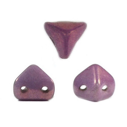 Super-KhéopS® par Puca®: Opaque Mix Amethyst/Gold Ceramic Look, 26 szt.