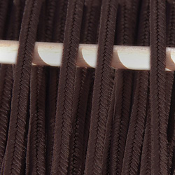 Greek polyester braid 3mm - chocolate, 1m