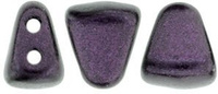 NIB-BIT 6x5mm: Metallic Suede - Dk Purple, 25 pcs