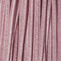 Greek polyester braid 3mm - dusty pink, 1m