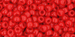 TOHO Round 8/0: TR-08-45A Opaque Cherry, 10g