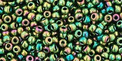 TOHO Round 11/0: TR-11-508 Higher-Metallic Iris - Olivine, 10 g