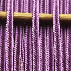 Greek silk braid 4mm - amethyst, 1m