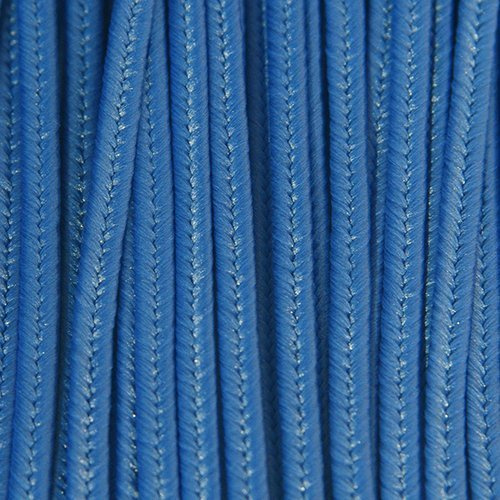 Greek polyester braid 3mm - steel blue, 1m