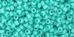 TOHO Round 11/0: TR-11-55F Opaque-Frosted Turquoise, 10g