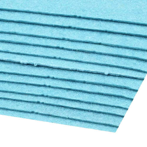 Rigid felt, 20x30 cm sheet, blue, 1 sheet