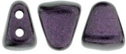 NIB-BIT 6x5mm: Metallic Suede - Dk Purple, 25 pcs