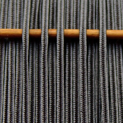 Greek silk braid 4mm - dark gray, 1m