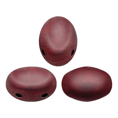 Samos® par Puca®: Opaque Light Coral Burgundy, 20 szt.