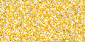 TOHO Demi Round 11/0: TN-11-983 Inside-Color Crystal/Custard Lined, 5g