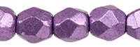 Fire Polish 3mm: ColorTrends: Saturated Metallic Grapeade, 40 pcs