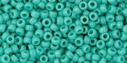 TOHO Round 11/0: TR-11-55 Opaque Turquoise, 10g