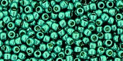 TOHO Round 11/0: TR-11-PF569 PermaFinish - Galvanized Teal, 10g