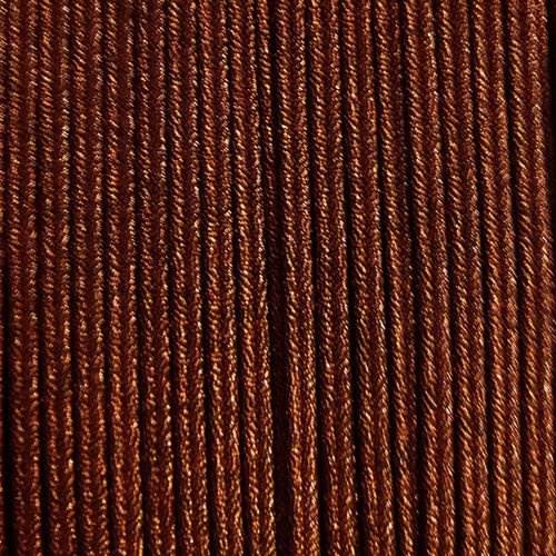 Greek metalized braid 4mm type gold thread - bronze, 1m