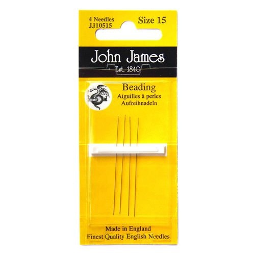 John James - beading needles set, size 15 - the thinnest!