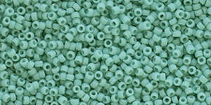 TOHO Round 15/0: TR-15-55F Opaque Frosted Turquoise, 5g