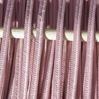 Greek polyester braid 3mm - dusty pink, 1m