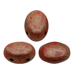 Samos® par Puca®: Opaque Coral Red Bronze, 20 pcs