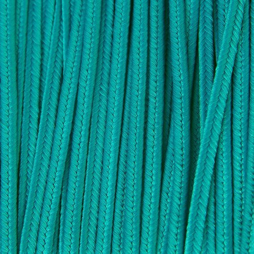 Greek polyester braid 3mm - dark turquoise, 1m