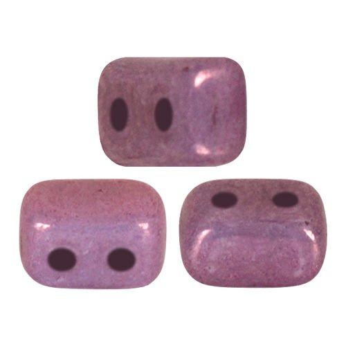 Ios® par Puca®: Opaque Mix Amethyst/Gold Ceramic Look, 55 pcs