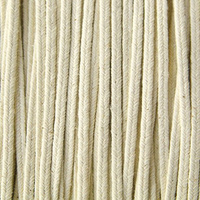 Greek braid 4mm raw cotton - warm beige, 1m