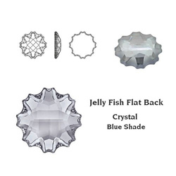 SWAROVSKI Jelly Fish 10 mm Crystal Blue Shade F