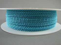 2mm SATIN TWISTED CORD - TURQUOISE // A7701