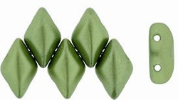 GEMDUO 8x5mm: Pearl Coat - Olive, 36 pcs