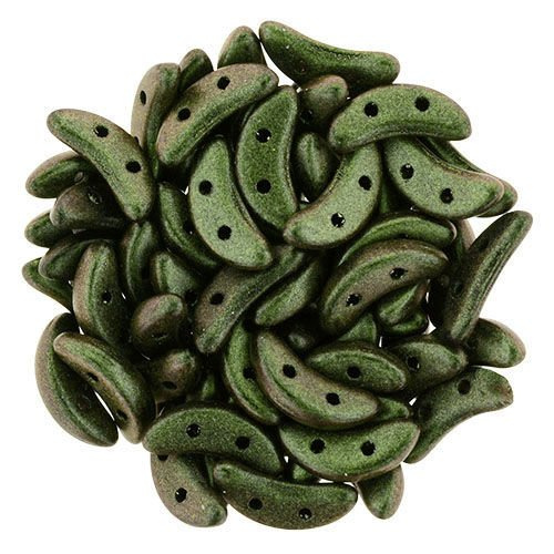 Crescent 3x10mm: Polychrome - Olive Mauve, 45 pcs