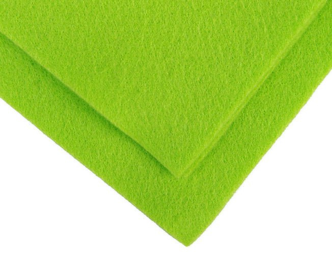 Felt in the sheet 30x40cm - Bright green