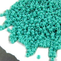 TOHO Round 11/0: TR-11-55 Opaque Turquoise, 10g