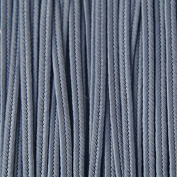 Greek polyester braid 3mm - dark gray, 1m