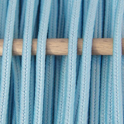 Greek polyester braid 3mm - aquamarine, 1m