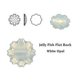 SWAROVSKI Jelly Fish 10 mm White Opal F