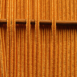 Greek silk braid 4mm - tangerine, 1m